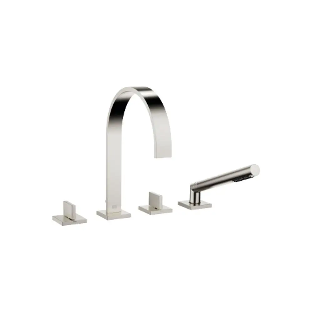 Dornbracht-MEM-Wannen-Vierlochbatterie-Ausladung 220mm-platin gebürstet, 27532782-06 Galeriebild 1